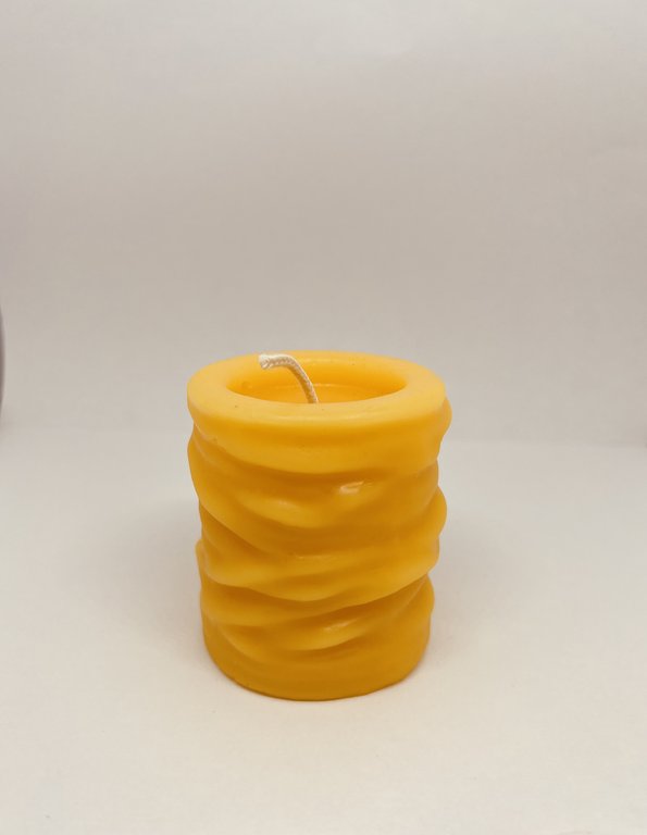 Kerzengießform "Stumpen Struktur klein"